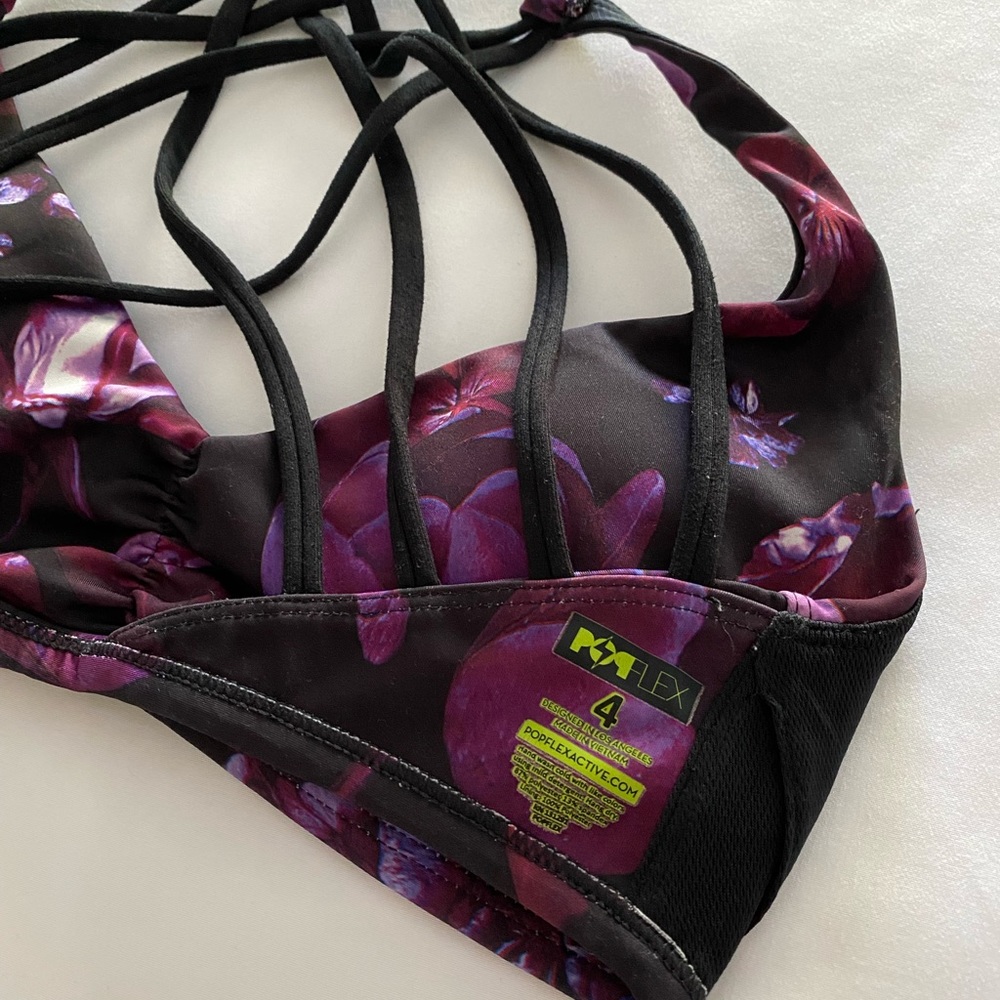 Popflex Active Heart Strings Bra In Dark Bloom - image 6